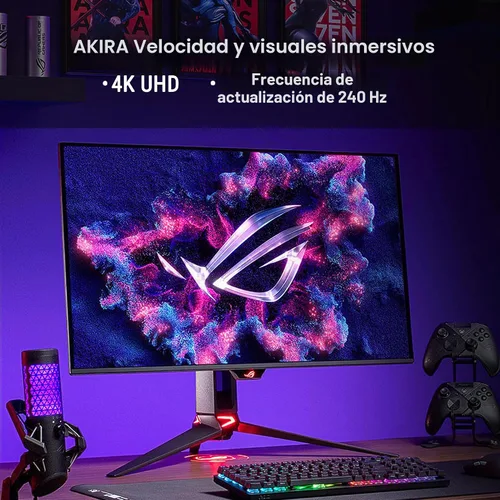 Vista 6 de ASUS ROG PG32UCDM3 32 pulgadas 4K 240Hz Tándem OLED Monitor