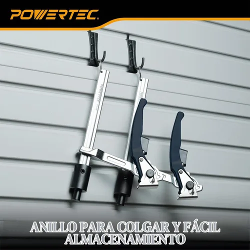 Vista 5 de POWERTEC Abrazaderas de soldadura, paquete de 2, para orificios de fijación