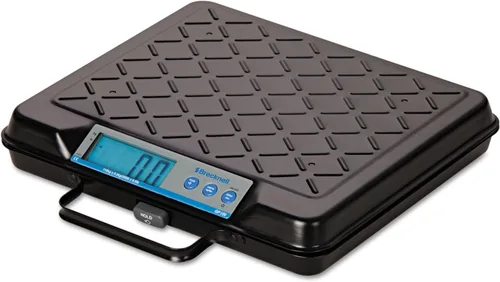 Vista 5 de Brecknell GP100 Báscula electrónica portátil para banco, capacidad de 100 libras, plataforma de 12 x 10