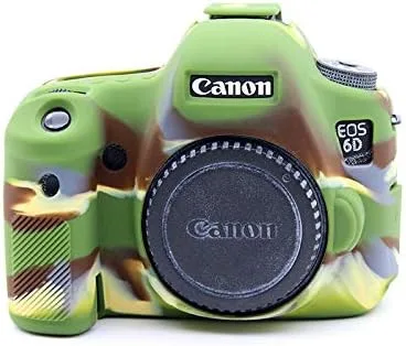Vista 7 de Funda para Canon EOS 6D, ultrafina, ligera, de goma, suave, de silicona, para Canon EOS 6D (negro)