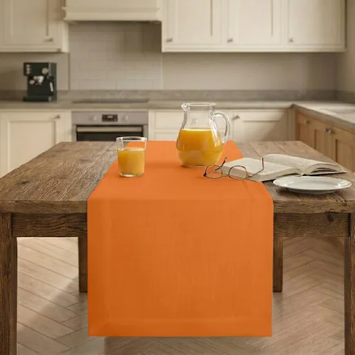 Vista 10 de Easy Linen™ by D'Moksha - Camino de mesa negro de 72 pulgadas de largo, resistente a las arrugas, lavable a máquina, 14 x 72 pulgadas para cómoda