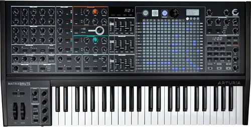 Vista 3 de Arturia MatrixBrute Noir Sintetizador analógico Black Edition de 49 teclas
