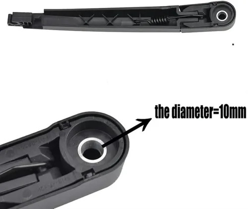 Vista 4 de Rear wiper blade and wiper arm 14" for Opel for Zafira Tourer C (2011-2020) car rear wiper