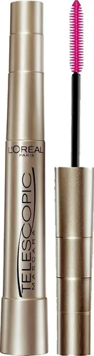 Vista 12 de L'Oreal Paris - Máscara de alargamiento de pestañas, maquillaje telescópico original, con cepillo de doble precisión para separar pestañas, lavable