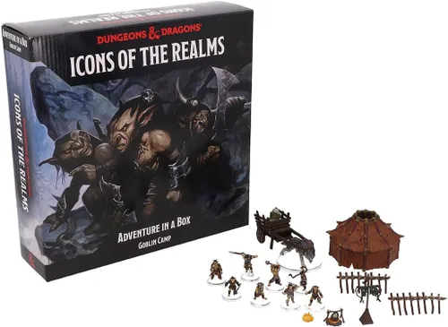 Vista 2 de WizKids D&D Icons of the Realms: Aventura en una caja - Goblin Camp