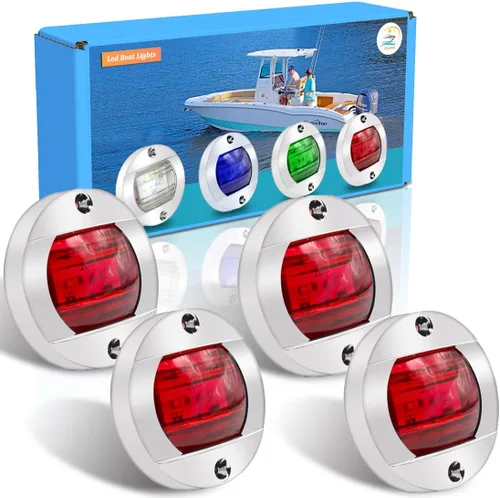 Vista 9 de Boaton Luces LED de pesca nocturna - Luces de cortesía, cubierta, navegación para barcos (Azul)