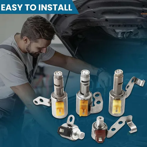 Vista 5 de Kit de solenoide de cambio de transmisión de solenoide de transmisión U140E U241E para Solara ES300 RAV4 RX300 Camry Celica Highlander Matrix