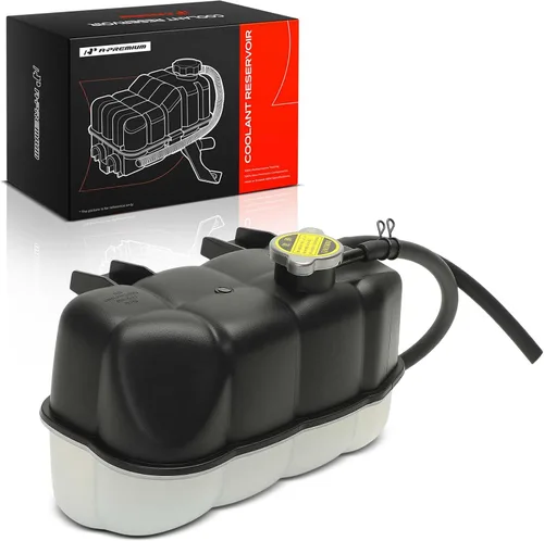 Vista 10 de A-Premium Tanque de depósito de recuperación de desbordamiento de refrigerante del motor [con tapa y manguera] compatible con Nissan Armada