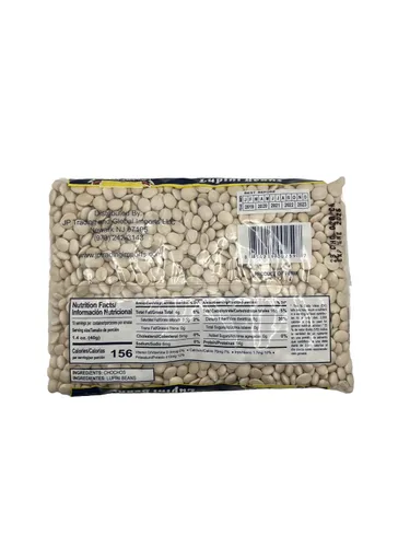 Vista 2 de Valles Andinos Chochos Lupini Beans Net.Wt 14 oz