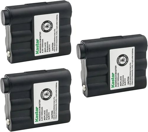 Vista 6 de Kastar Paquete de 1 batería de radio bidireccional Ni-MH 6V 1000mAh repuesto para Midland GXT808, GXT850, GXT860, GXT881, GXT-895 GXT-900, GXT-950