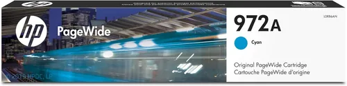 Vista 10 de Cartucho de tinta amarillo HP 972A PageWide Funciona con Pro 452, 477, 552dw, 577 Series L0R92AN