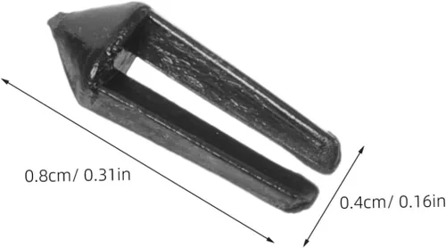 Vista 2 de INOOMP Protectores de vuelo de dardos de plástico, 40 unidades, corrector de ala de dardo, protector de dardos de 90 grados, accesorios para dardos