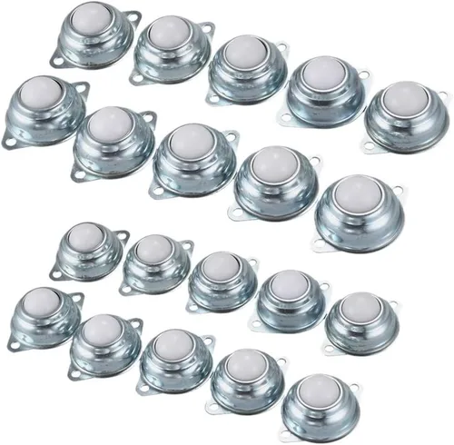 Vista 2 de CHFENG-C - 10 piezas de rodillos de nailon para muebles, rodamiento de bolas montado en tornillo, herramienta giratoria (tamaño : 0.5 pulgadas)