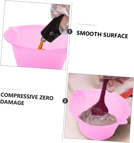 Vista 3 de Beaupretty Tazón de tinte para el cabello, cuenco de tinte de cabello de plástico, herramienta para colorear el cabello, tinte para el cabello