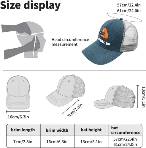 Vista 4 de devor Dad Hats Ok I Pull Up Dad Hat for Women Graphic Baseball Cap Adjustable