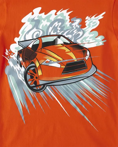 Vista 2 de The Children's Place Baby Boys' Short Sleeve Vehicle Graphic T-Shirt