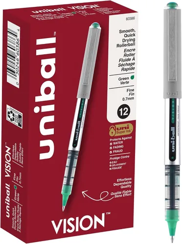 Vista 17 de Uni-Ball™ Vision - Bolígrafos de punta fina (0.7 mm), colores surtidos, paquete de 8