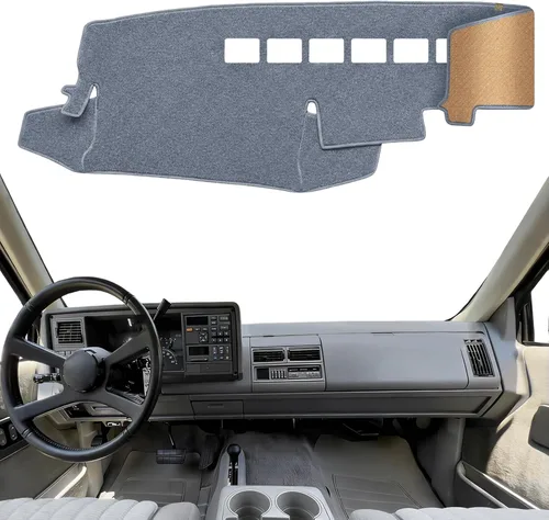 Vista 54 de Cubierta de tablero Tapete de salpicadero Compatible con Chevy Cruze 2015-2011 (para transmisión en la izquierda), Alfombra de salpicadero de coche