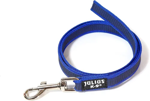 Vista 37 de Julius-K9 218GM-B-DP Correa de color y gris superagarre, ajustable, 0.551 in x 7.2 ft, azul-gris