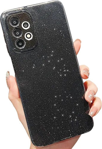 Vista 83 de MINSCOSE Funda compatible con Samsung Galaxy A14 5G, bonita funda delgada con purpurina fina, a prueba de golpes, de TPU para mujeres y niñas