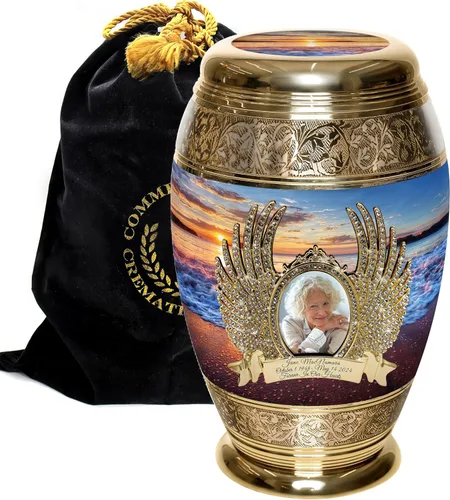Vista 19 de Dock of The Bay - Urna de cremación para cenizas para hombres adultos – Urna personalizada para cenizas para mujeres, urnas decorativas – Hermosas