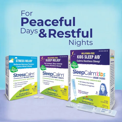 Vista 9 de Boiron SleepCalm On The Go Ayuda para Dormir para un Sueño Profundo, Relajante y Reparador Nocturno - Sin Melatonina y que no Crea Hábito - 80