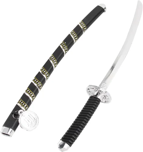 Vista 3 de Abaodam Mini espada de juguete de plástico samurái japonés conjunto de juguetes de Halloween Dress Up Props Espada