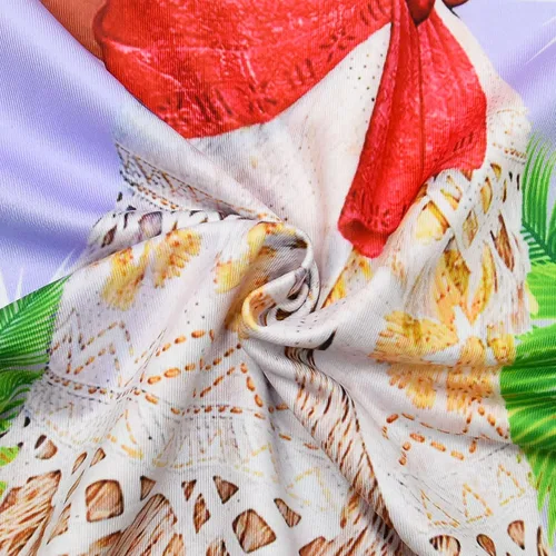 Vista 5 de AOVCLKID Vestido de princesa para niñas pequeñas, vestido casual con estampado de dibujos animados