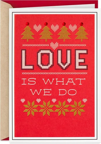 Vista 8 de Hallmark Tarjeta romántica de Navidad (Todo lo que quiero para Navidad)