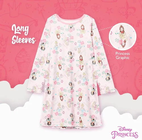 Vista 5 de Disney Girls' Princess Frozen Minnie Mouse 3-Pack Nightgown
