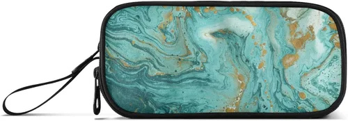Vista 10 de senya Estuche para lápices de gran capacidad, bandera estadounidense con camuflaje grunge, caja para bolígrafo para escuela, oficina, universidad