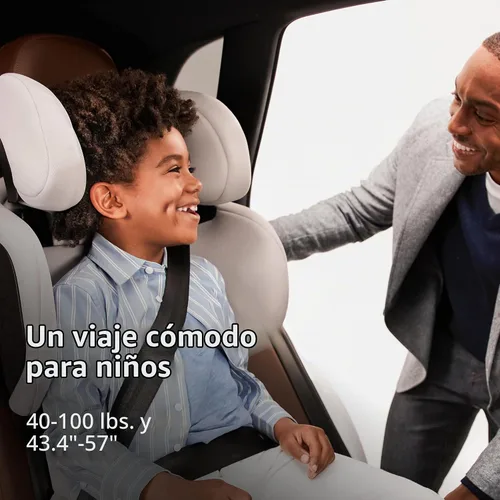 Vista 3 de Maxi-Cosi Tanza Asiento de coche booster con posicionamiento de cinturón, Sea Salt