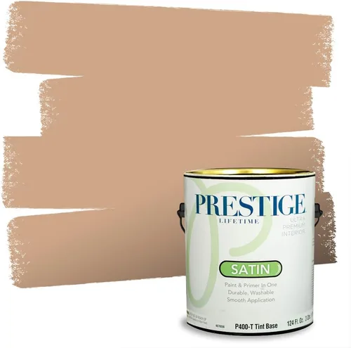 Vista 2 de Pintura 2 en 1, para primera mano y para exterior, de Prestige Paints, E100-N-1120BM
