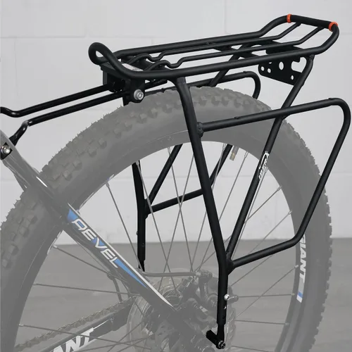 Vista 6 de Ibera Portabicicletas – Portabicicletas Touring Plus+ para freno de disco/soporte de freno sin disco, bicicletas de neumáticos gruesos, montado