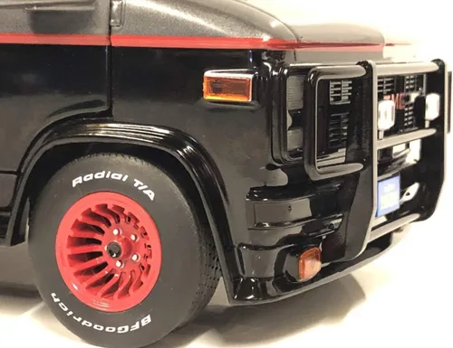 Vista 9 de 1983 GMC Vandura Black The A-Team (1983-1987) Serie de TV 1/18 Modelo de coche fundido a troquel por Greenlight