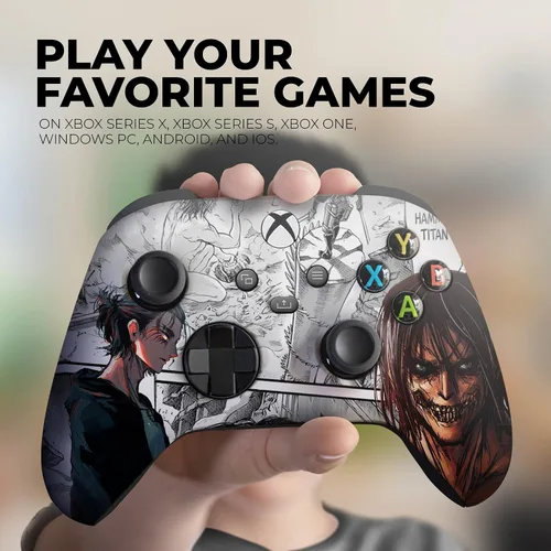 Vista 2 de DreamController Attackk On Tittan Custom X-box Controller Wireless compatible with X-box One/Series X/S Proudly Customized in USA with Permanent