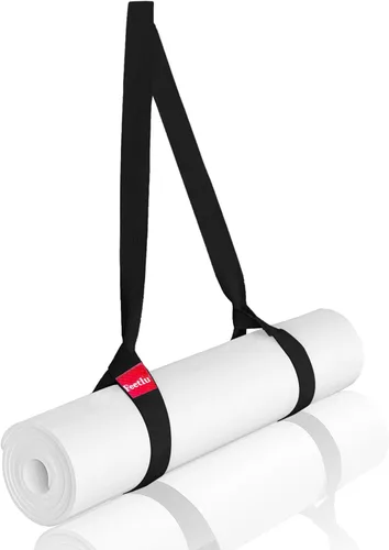 Vista 7 de Correas para esterilla de yoga 2 en 1 – Algodón – Correas antideslizantes ajustables para yoga, pilates, estiramiento, para llevar esteras