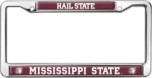 Vista 320 de Texas A&M University - Texarkana Mascot - Marco de metal estándar para placa de matrícula de tamaño completo
