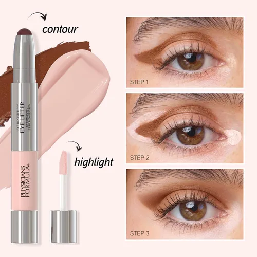 Vista 3 de Physicians Formula Eye Booster™ - Dúo de sombra de ojos crema y líquida, contornea e ilumina los ojos para un levantamiento instantáneo, infusión