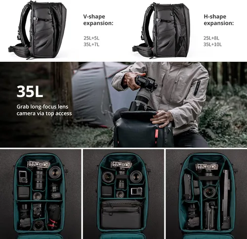Vista 2 de PGYTECH OneMo 2 35L-45L +Mochila Correa para cámara