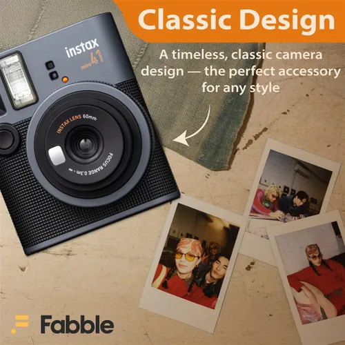 Vista 7 de Fujifilm Instax Mini 41 - Paquete de cámara de película instantánea con estuche Groovy, película de paquete doble (20 hojas), álbum de fotos