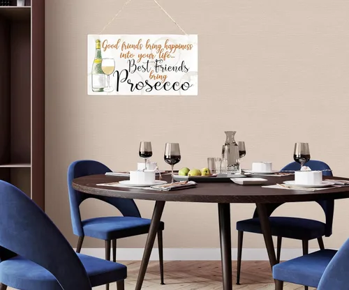 Vista 5 de Good Friends Bring Happiness into Your Life Best Friends Bring Prosecco - Hermoso regalo de amistad significativo Prosecco (US-G055)