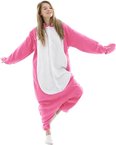 Vista 4 de Pijama mameluco de tiburón para mujer, disfraz de tiburón