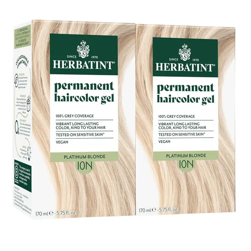 Vista 33 de Herbatint Tinte Permanente para el Cabello para Mujeres - 10C Rubio Sueco - Para Hasta un 100% de Cobertura de Canas Resistentes - Sin Amoníaco, Sin