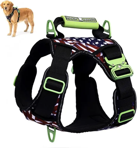 Vista 12 de Supreme Sport - Arnés para perro, diseño resistente, sin estrangulamiento, sin tirones. Ajustable, cómodo acolchado, fácil de poner y quitar