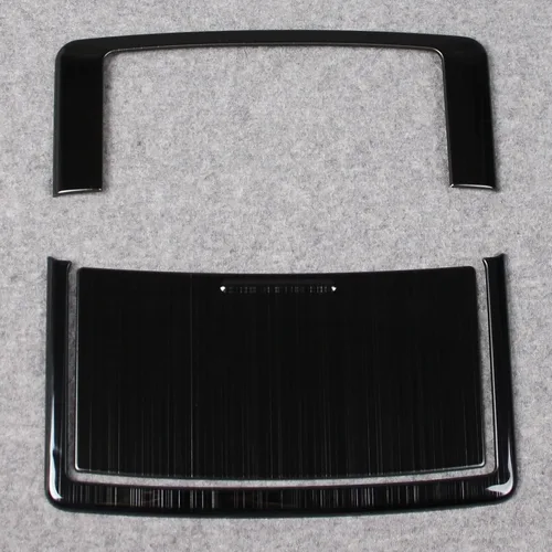 Vista 2 de Beautost Compatible con Nissan Rogue 2021 2022 2023 2024 2025 2026 Luz de lectura frontal de techo marco de mapa (negro)
