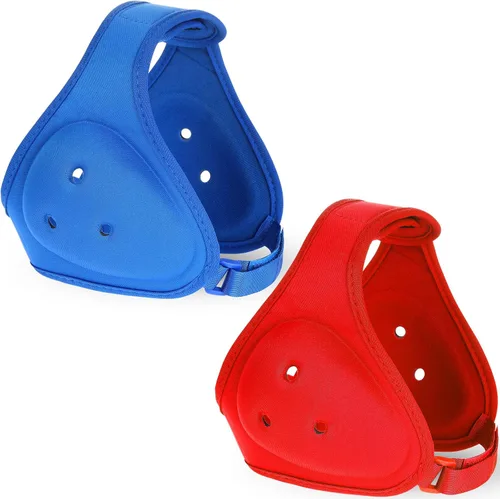 Vista 16 de Jerify 2 piezas de casco de lucha libre para niños y jóvenes, casco suave de agarre para lucha libre, protector de orejas ajustable y protector Negro