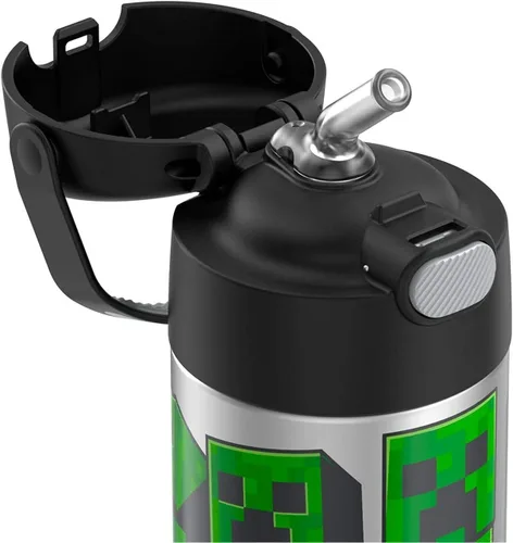 Vista 6 de THERMOS FUNTAINER - Botellas de agua de Minecraft, 16 onzas y 12 onzas