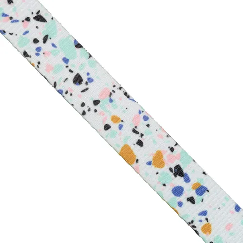 Vista 2 de Now House for Pets by Jonathan Adler Mint - Collar de terrazo, mediano, manera elegante y moderna de mantener a tu perro con un aspecto genial