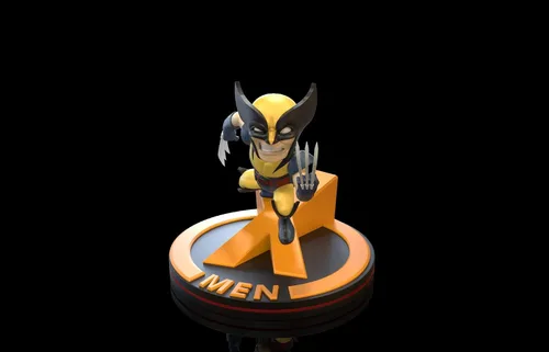 Vista 3 de Marvel's 80th: Wolverine Q-Fig Diorama Figura